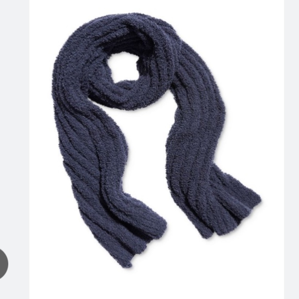 Free People cloud ribbed blanket scarf in navy